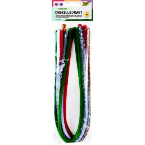 Chenille Piberenser Glitter/u Glitter 10s. 50cm 8