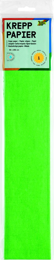 Crepe Papir 50x250 cm Grs Grn