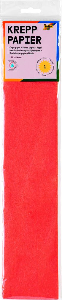 Crepe Papir 50x250cm Mrk Orange