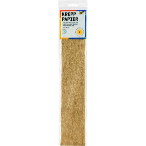 Crepe Papir Guld 50x250