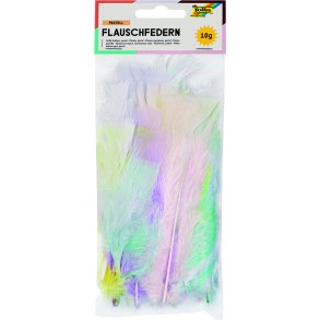 Dekorations Fjer 10 g flerfarvet Pastel