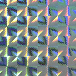 Folie holo Selvklbende 0,4x1m Geometric Slv