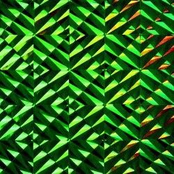 Folie holografisk Selvklbende 0,4x1m Grn