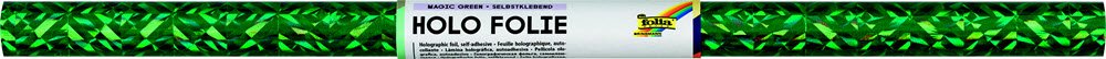 Folie holografisk Selvklbende 0,4x1m Grn