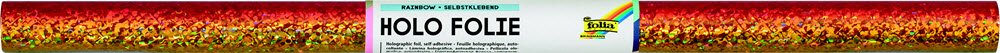 Folie holografisk Selvklbende 0,4x1m Rainbow