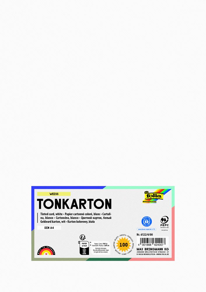 Karton A4 White 100ark