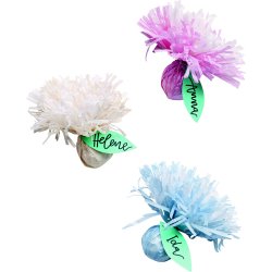 Silkepapir 5ark Metallic farver 50x70 cm