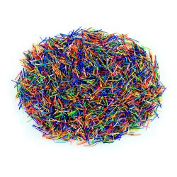 Trpinde til kastanjer ass farver 400 stk. 