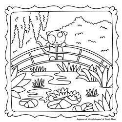 Malebog Cute and Cozy ikoniske mesterv�rker med s�de figurer