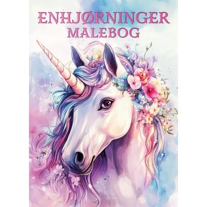 Malebog m. Enhj�rninger