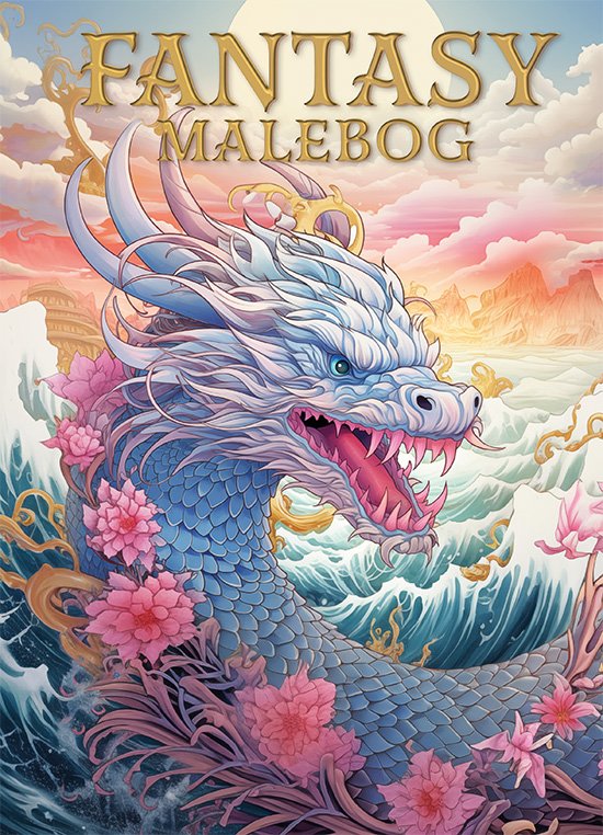Malebog m. Fantasy tegninger