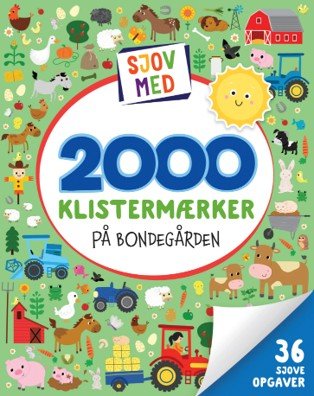 Opgavebog m. 2000 klisterm�rker P� Bondeg�rden