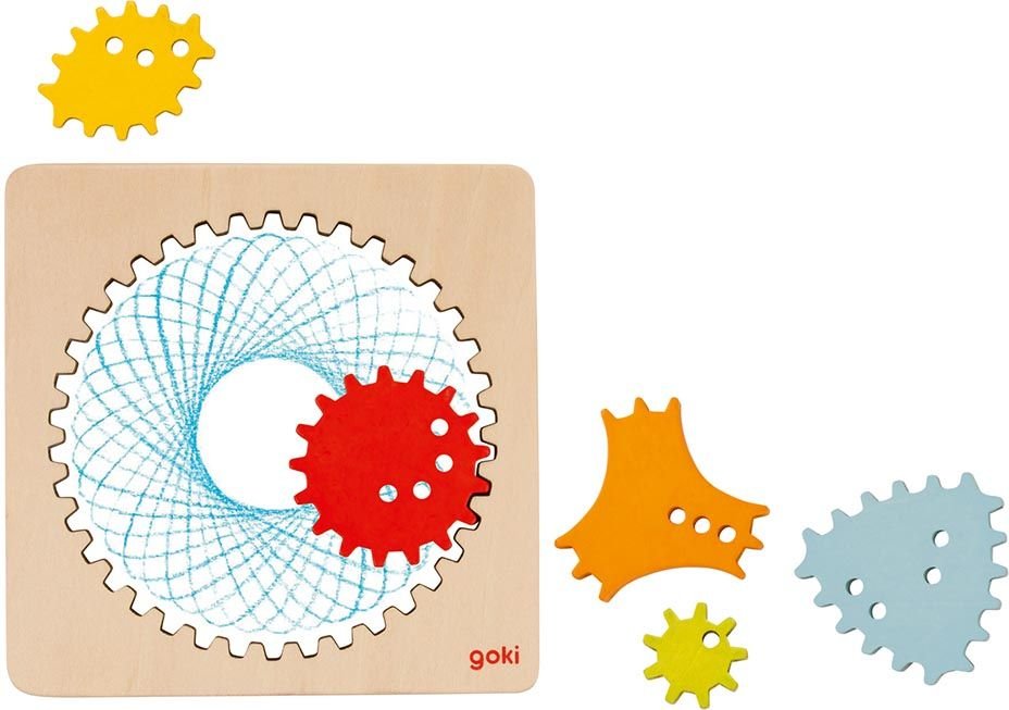 Spirograph i tr 6 dele