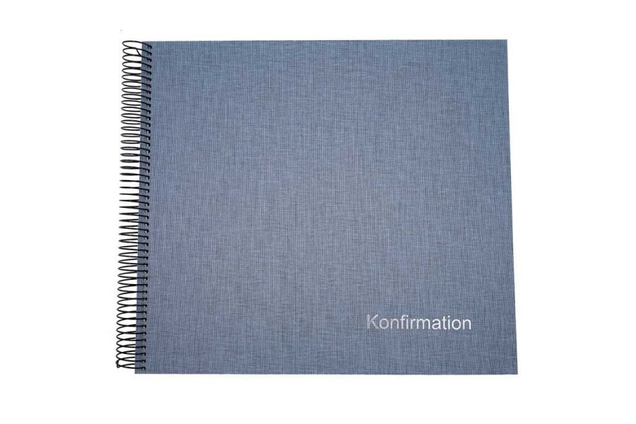 Goldbuch Konfirmation foto Bog 34x30 cm 40 s. Denim Bl�