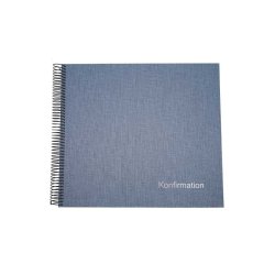 Goldbuch Konfirmation foto Bog 34x30 cm 40 s. Denim Bl�