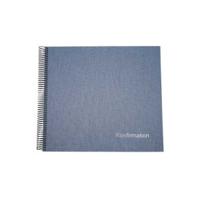 Goldbuch Konfirmation foto Bog 34x30 cm 40 s. Denim Bl�