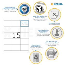 Herma etiket Premium A4 100 70x50,8 (1500)