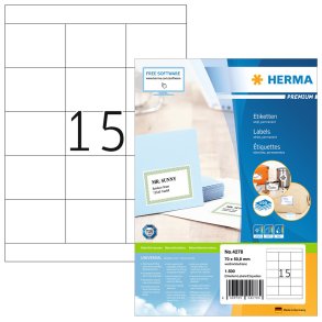 Herma etiket Premium A4 100 70x50,8 (1500)