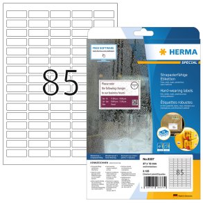 Herma etiket film ekstra strk 37x13 mat (2125)