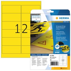Herma etiket film ekstra strk 99,1x42,3 gul (300)