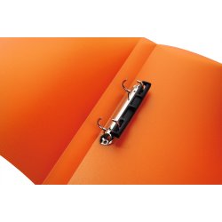 Herma ringbind PP A4 2DR 25mm transp orange