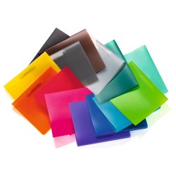 Herma ringbind PP A4 2DR 25mm transp orange