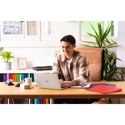 Herma ringbind PP A4 2DR 25mm transp orange