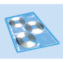 CD-DVD lommer til 6 stk 5 lom