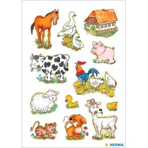 Herma Stickers Decor Bondegrdsdyr Animeret (3)