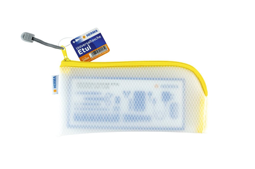 Herma Universal lynlslomme 23x11cm Gul