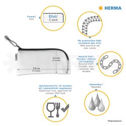 Herma Universal lynlslomme 23x11cm Orange