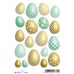 Stickers Magic Gylden g med Juvel