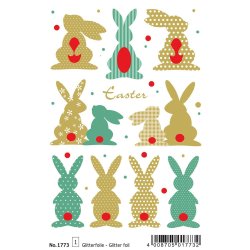 Stickers Magic Gylden Hare med glitter