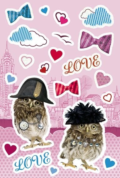 Stickers ugle juveller