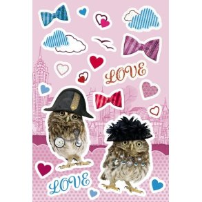 Stickers ugle juveller