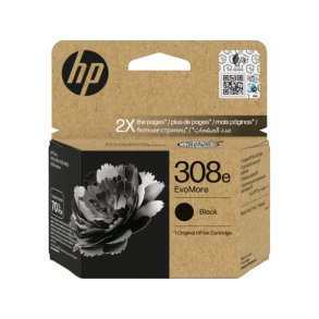 HP 308e EvoMore Black Original Ink Cartridge
