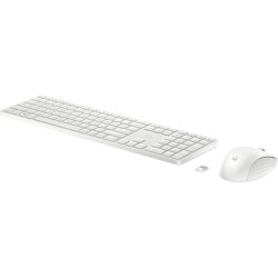 HP 650 Wireless Keyboard and Mouse Combo White