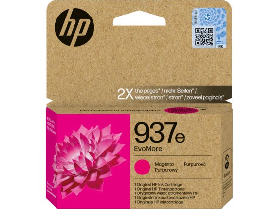 HP 937e EvoMore Magenta Original Ink Cartridge