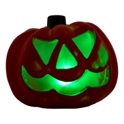 Halloween Grskar m. lys plast