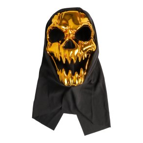 Halloween Maske guld monster