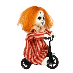Halloween Pige p� Cykel animation