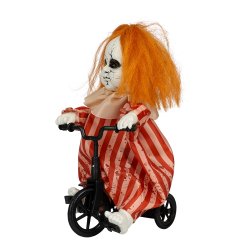 Halloween Pige p� Cykel animation