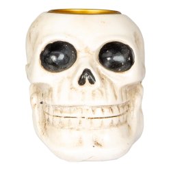 Halloween Skelet fyrfadsholder
