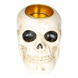 Halloween Skelet fyrfadsholder