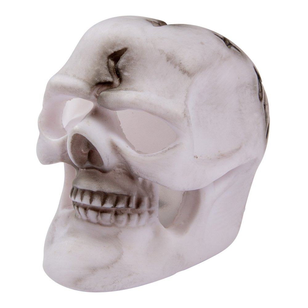 Halloween Skelet hoved m. lys