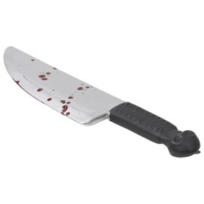 Halloween kniv med blod