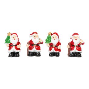 Jule dekoration 4 stk. sm Julemnd