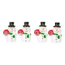 Jule dekoration 4 stk. sm snemnd