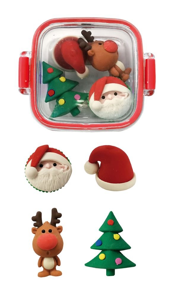 Jule viskelder 4 stk. i beholder