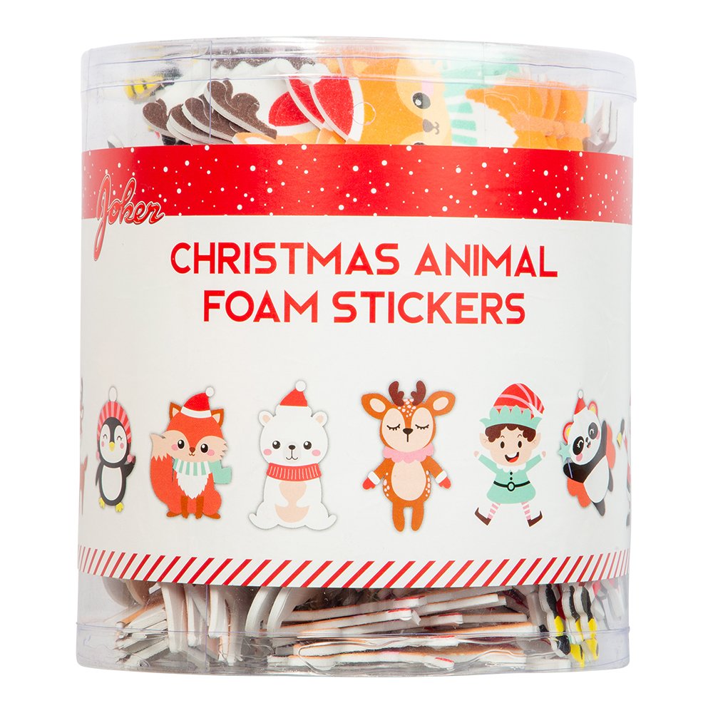 Moosgummi klistermrker jul 24 stk. 